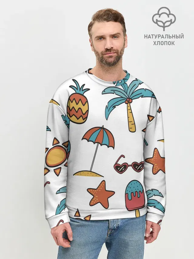Мужской свитшот базовый