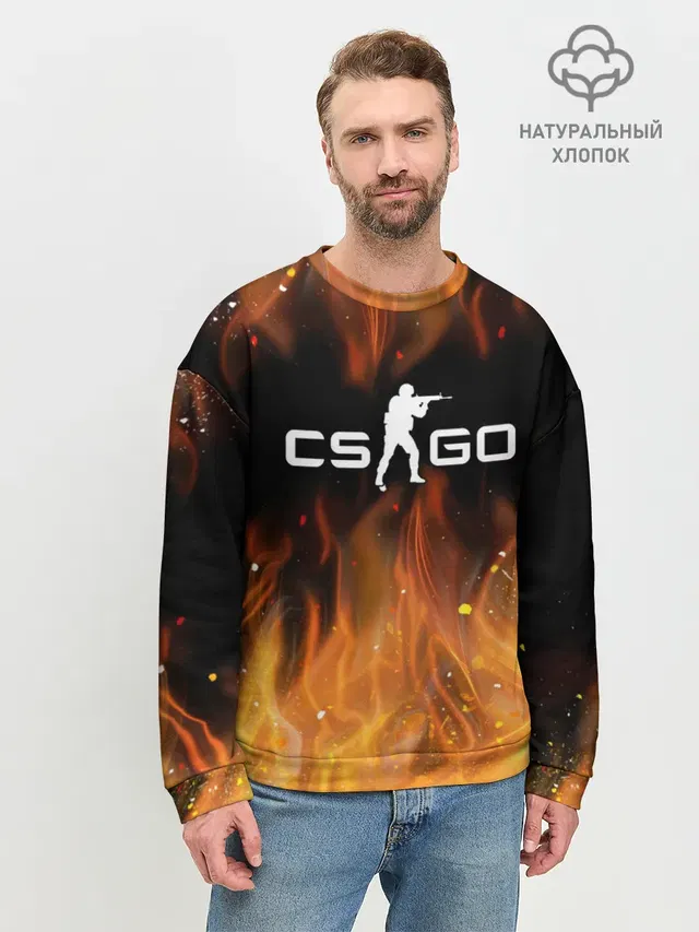 Мужской свитшот базовый