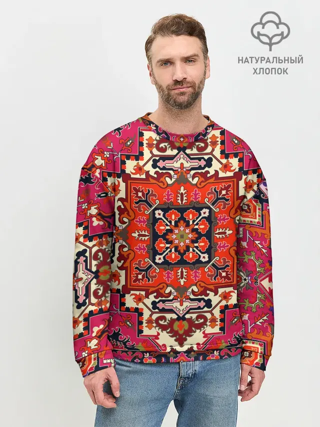 Бордовый ковер