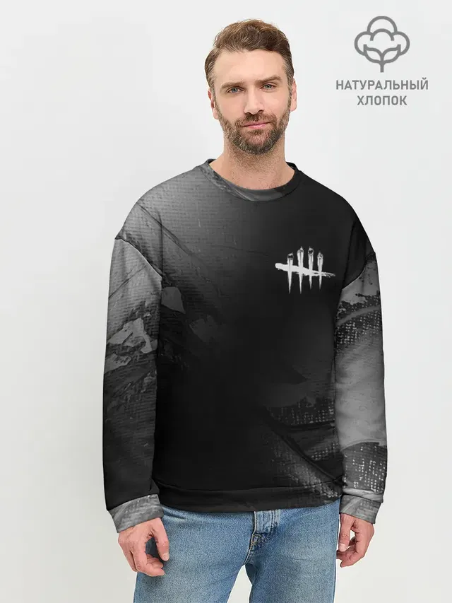 Мужской свитшот базовый с принтом «tally marks»