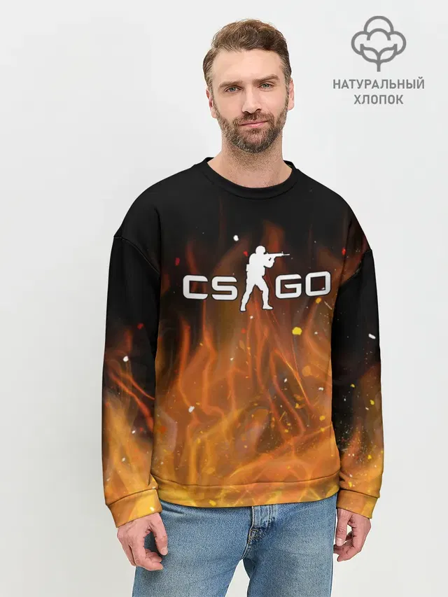 Мужской свитшот базовый