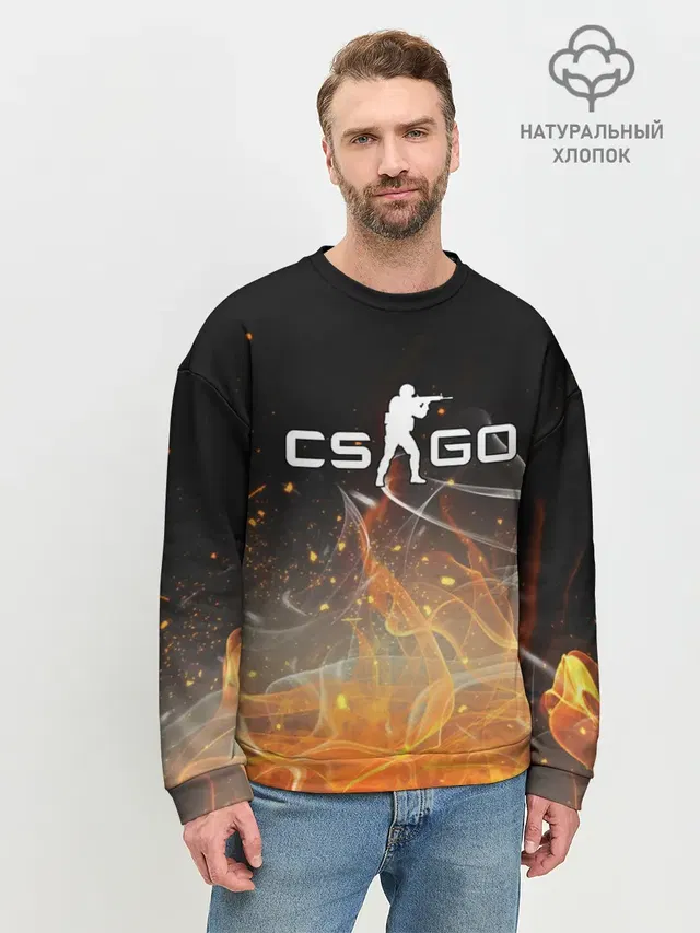 Мужской свитшот базовый