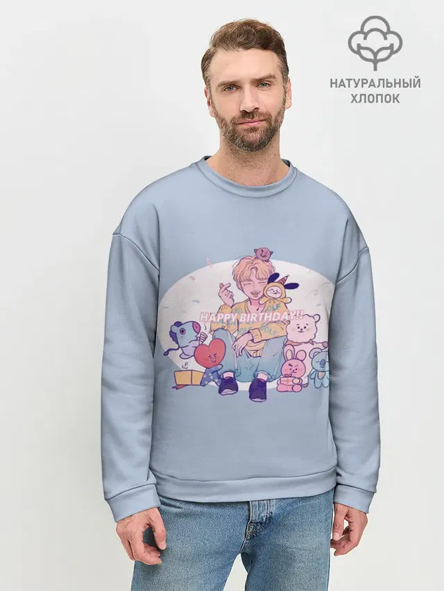 Мужской свитшот базовый