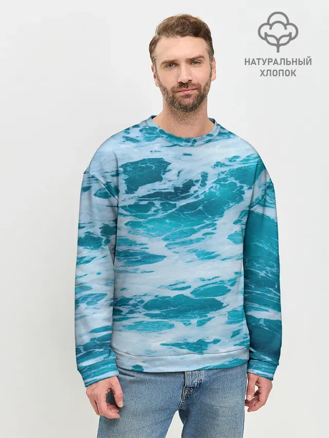 Вода волны пена море