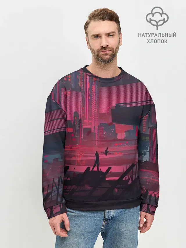 Мужской свитшот базовый