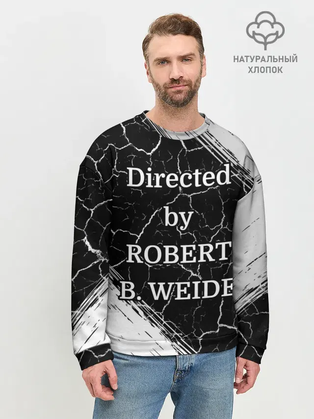 Мужской свитшот базовый с принтом «Directed by ROBERT B. WEIDE»