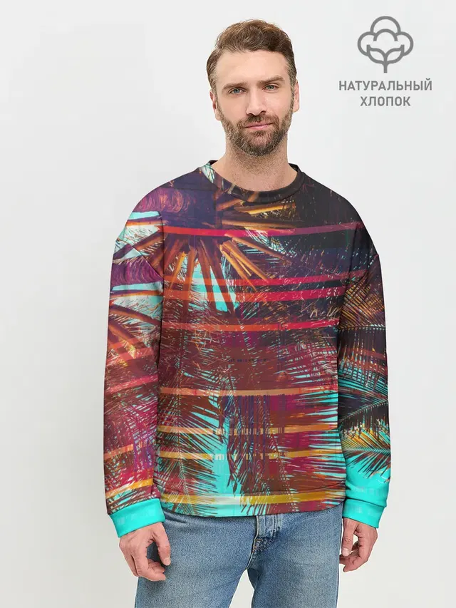 Palm glitch art