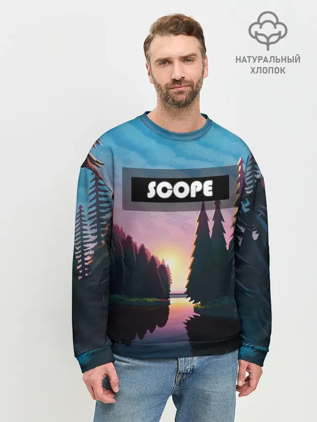 Мужской свитшот базовый