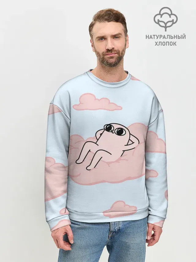 Мужской свитшот базовый