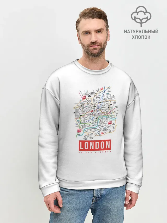 Мужской свитшот базовый