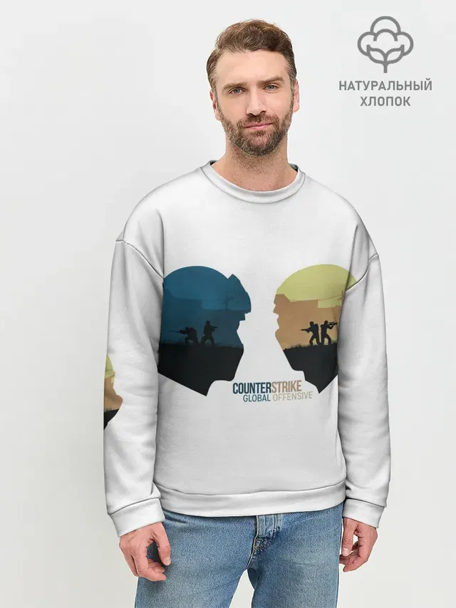 Мужской свитшот базовый