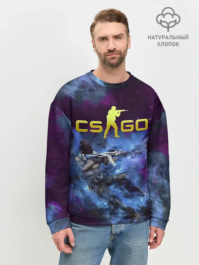 Мужской свитшот базовый