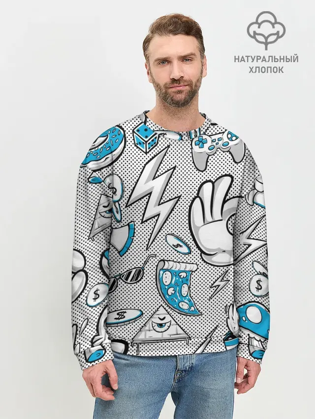 Мужской свитшот базовый