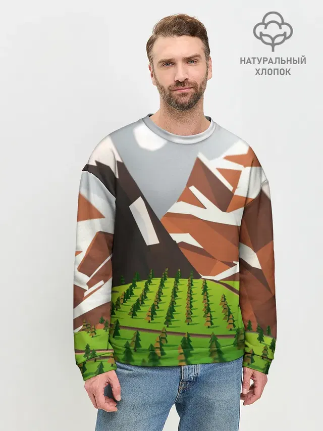 Мужской свитшот базовый