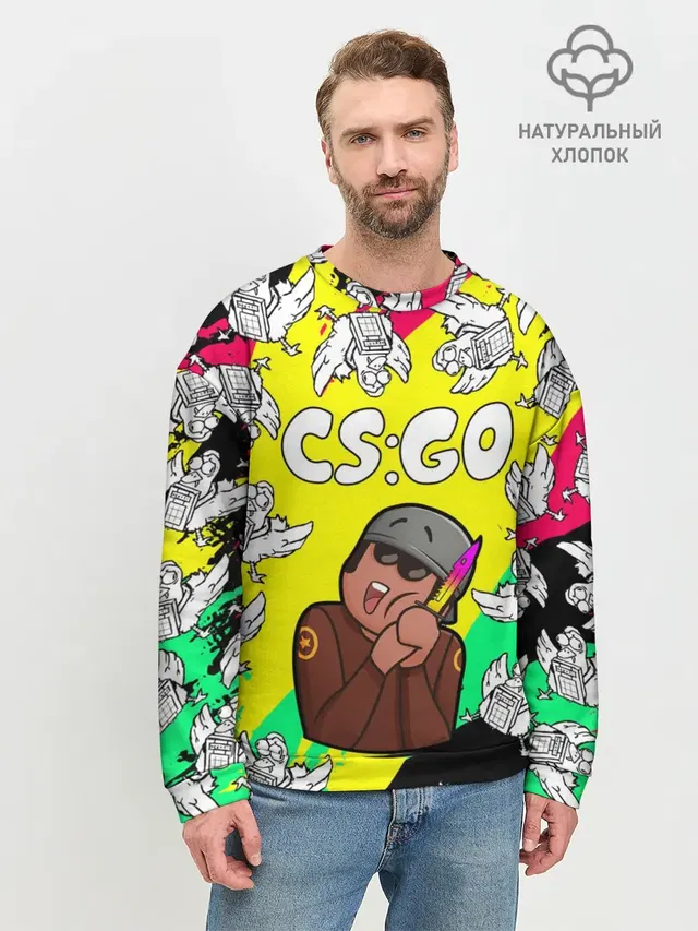 Мужской свитшот базовый