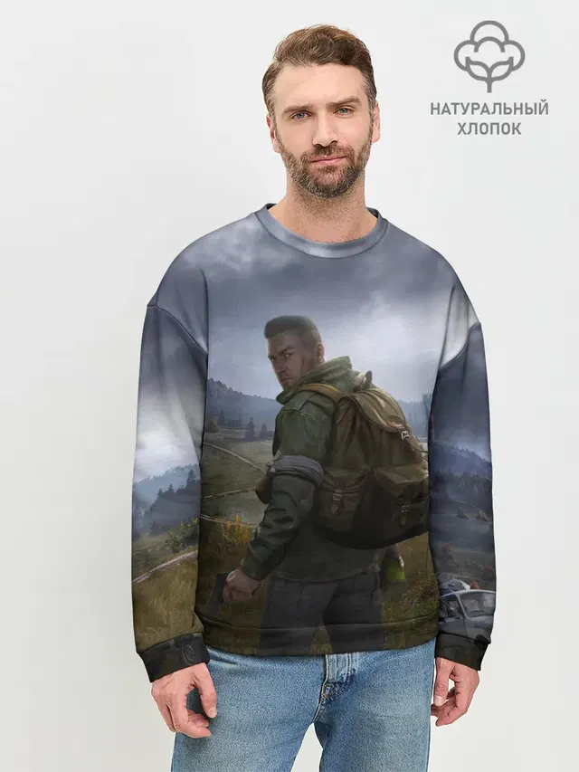 Мужской свитшот базовый
