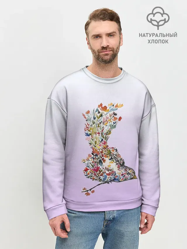 акварельная птичка