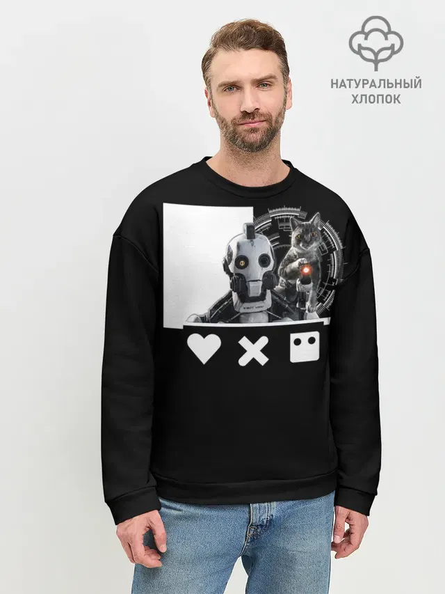 Мужской свитшот базовый