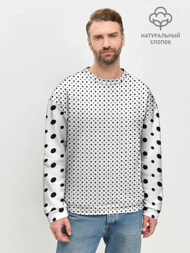 Точки черные на белом