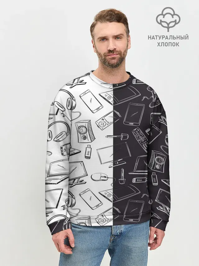 Мужской свитшот базовый