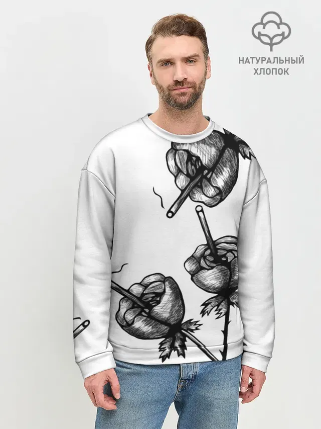 Мужской свитшот базовый