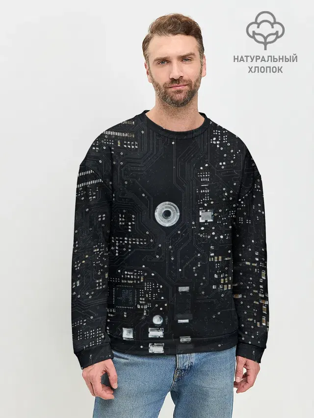 Мужской свитшот базовый