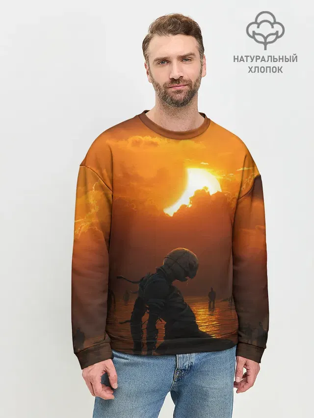 Мужской свитшот базовый