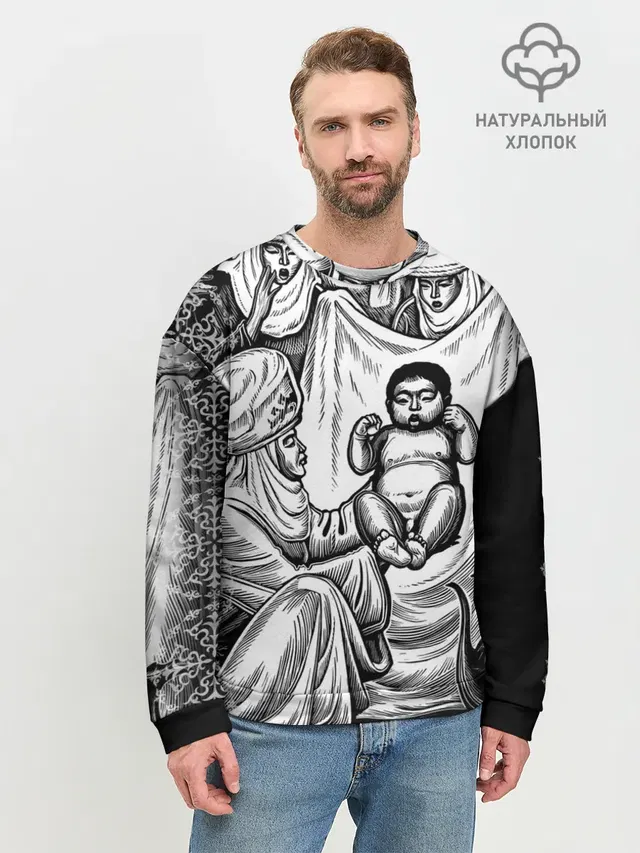 Мужской свитшот базовый
