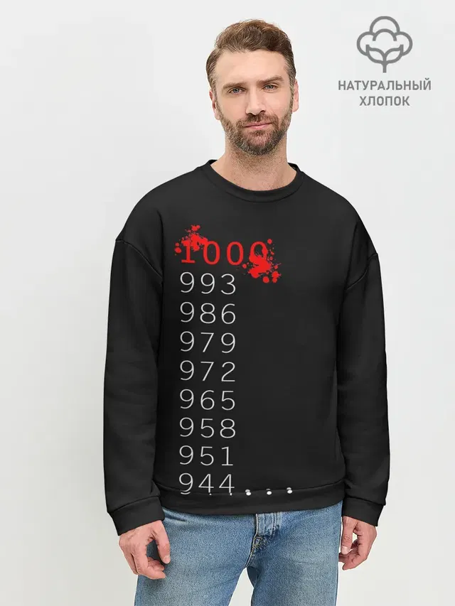 Мужской свитшот базовый