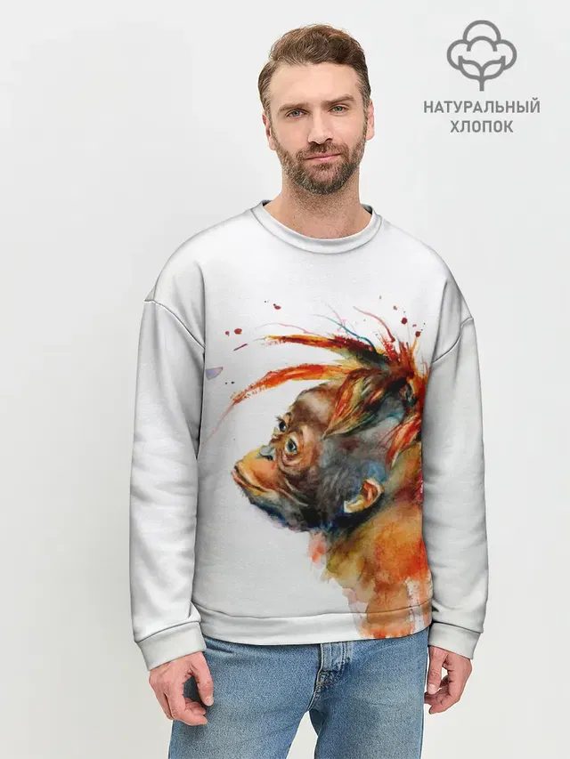 Мужской свитшот базовый