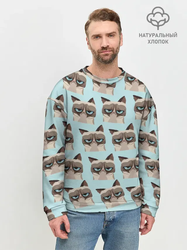 Грустный котик