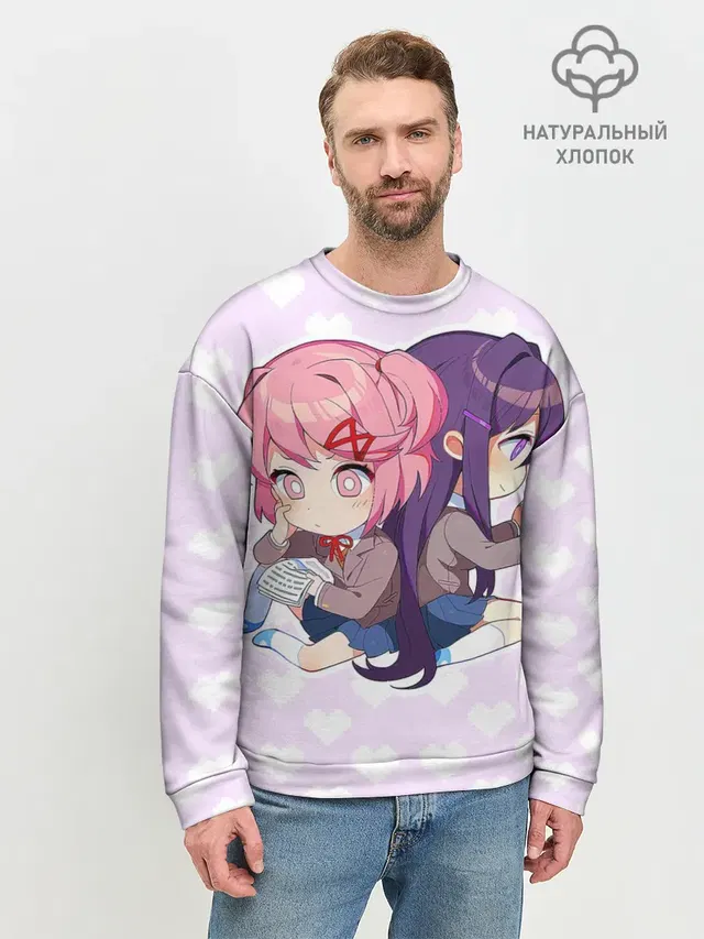 Chibi Natsuki and Yuri