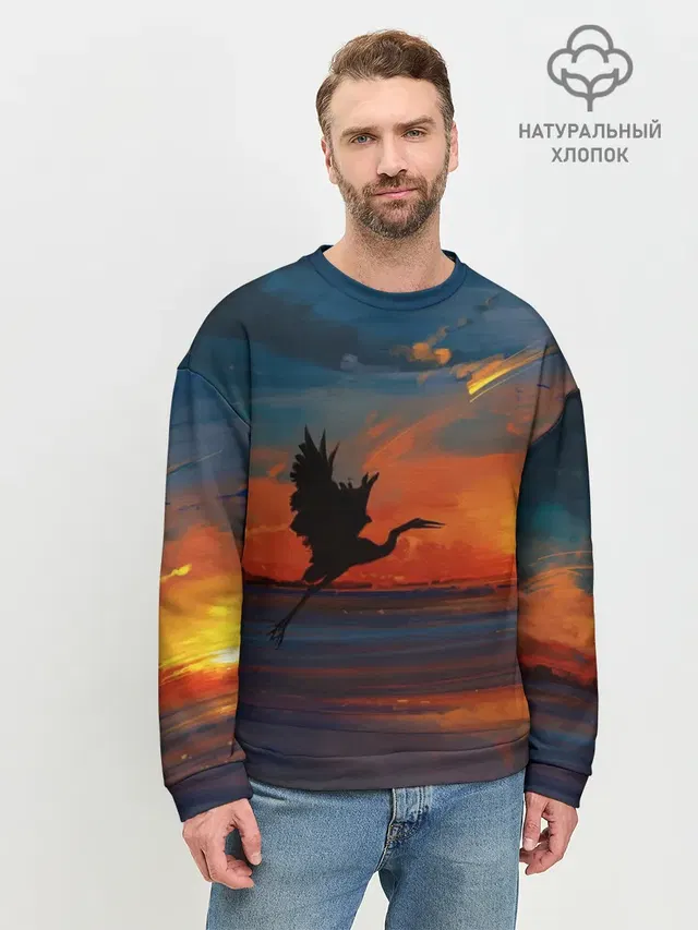 Мужской свитшот базовый