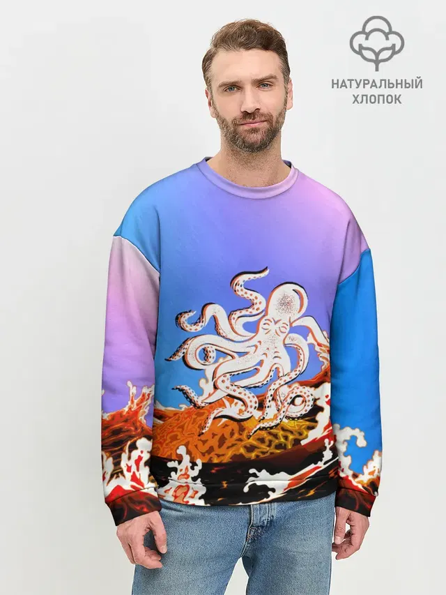 Мужской свитшот базовый