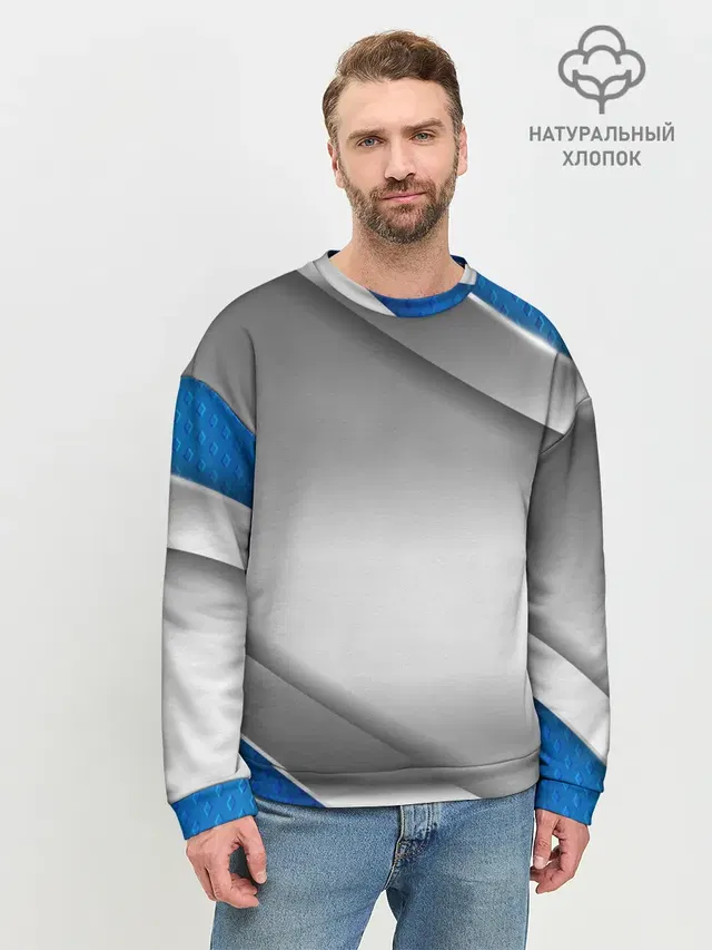 3D СЕРЕБРО BLUE LINES