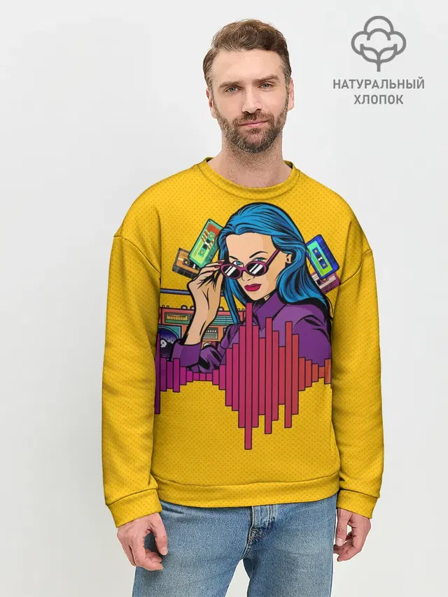 Ретро. Девушка 90-х Арт.