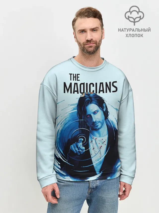 Мужской свитшот базовый с принтом «The Magicians»