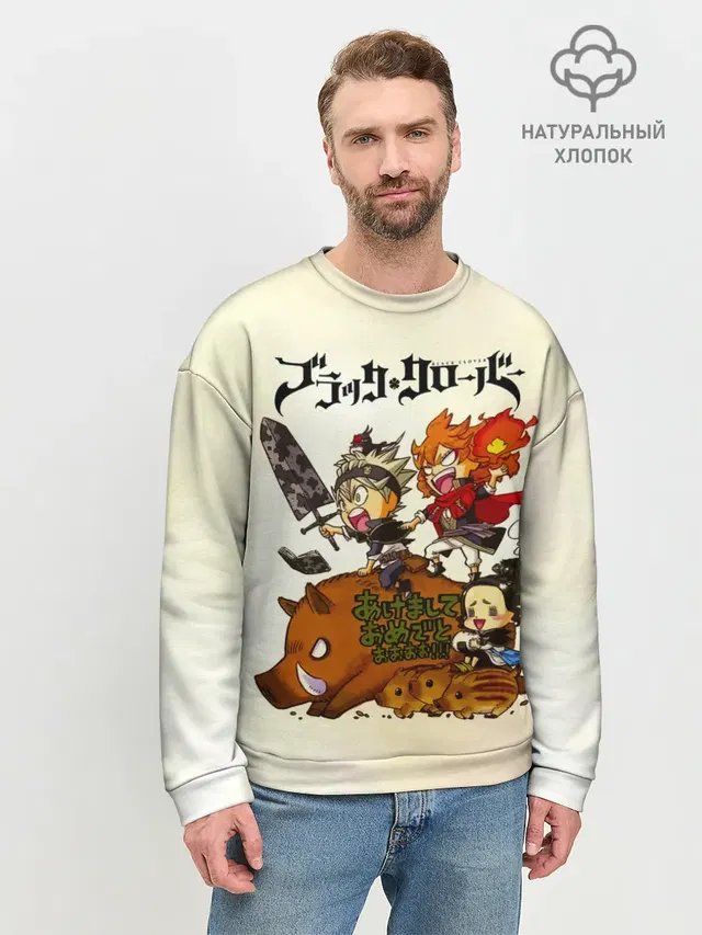 Мужской свитшот базовый
