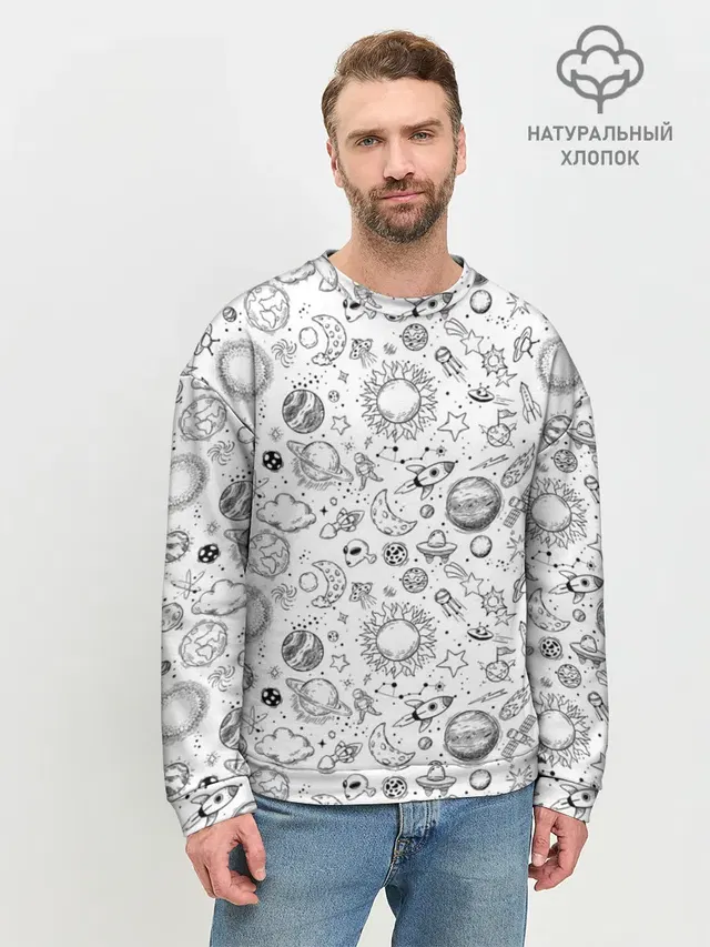 Мужской свитшот базовый