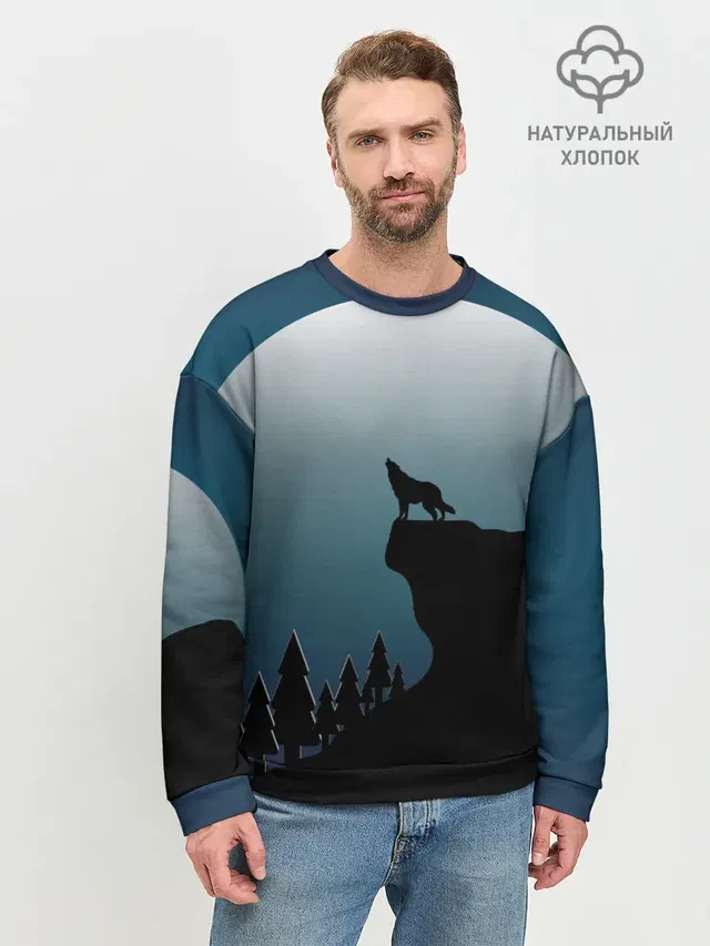 Мужской свитшот базовый