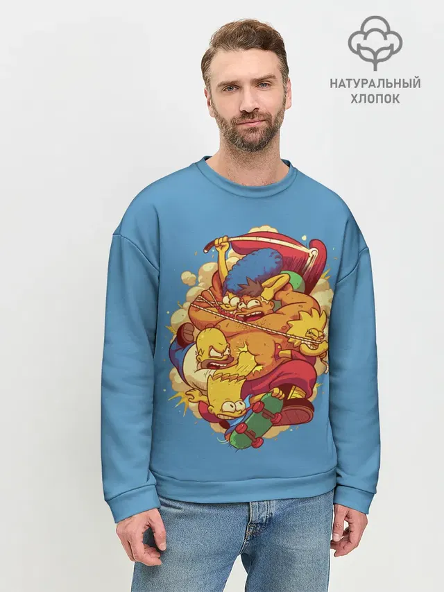 Мужской свитшот базовый