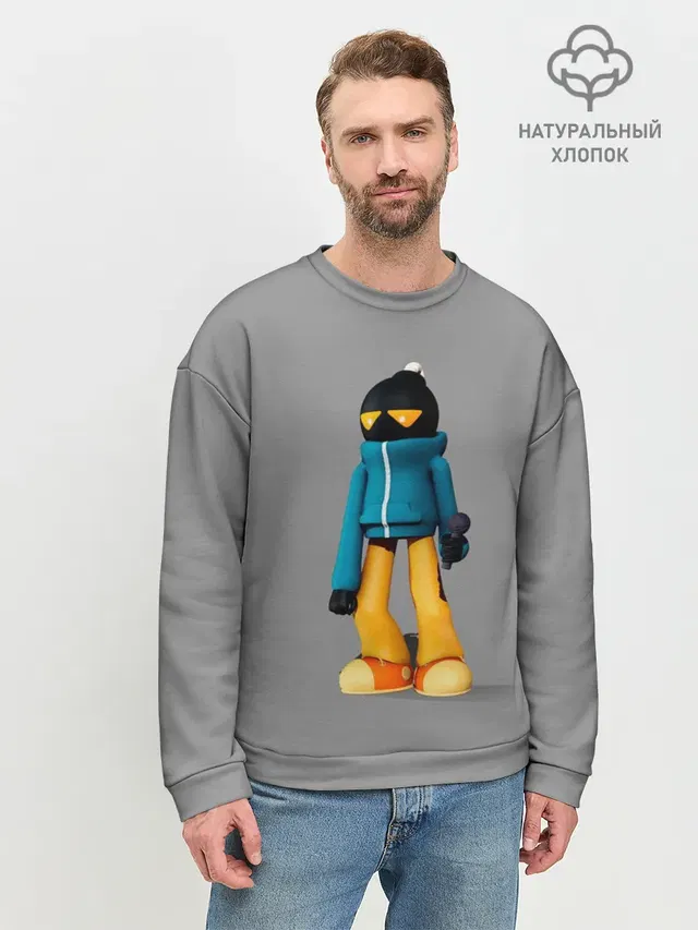 Мужской свитшот базовый