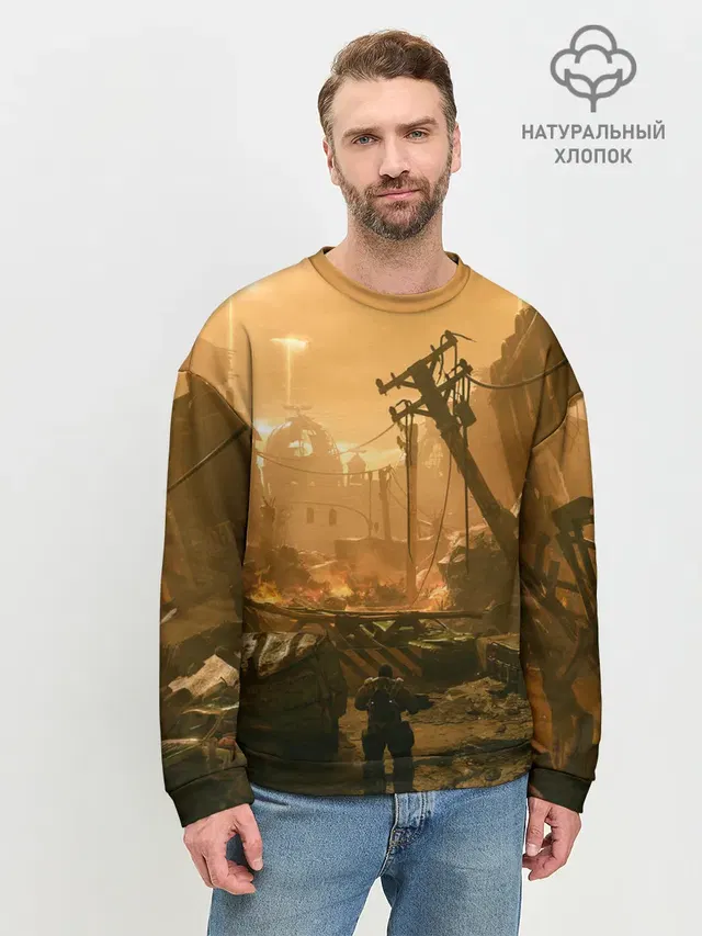 Мужской свитшот базовый