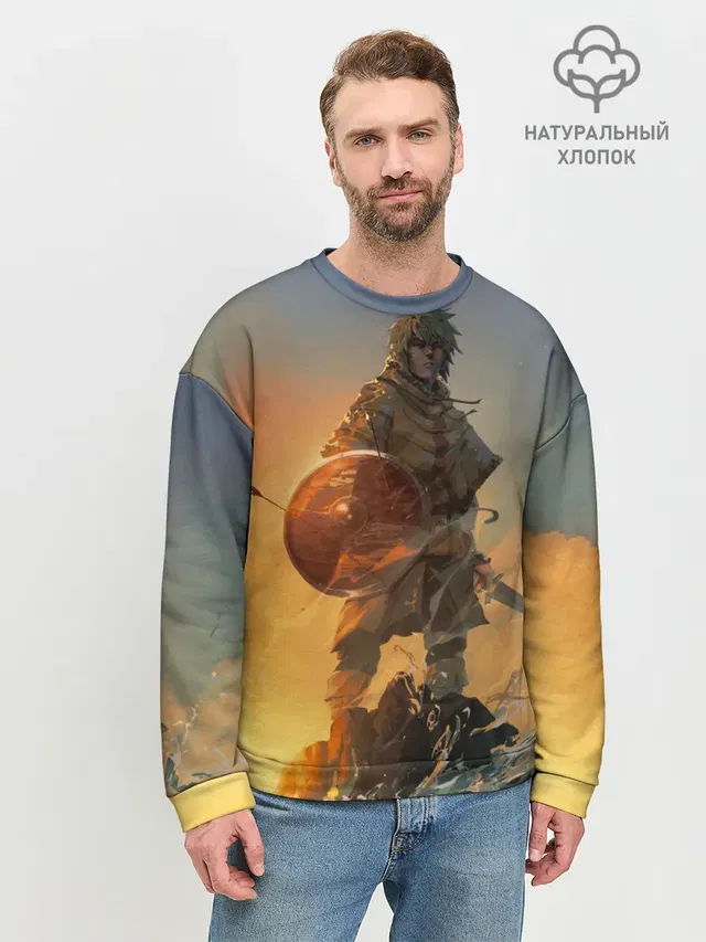 Мужской свитшот базовый