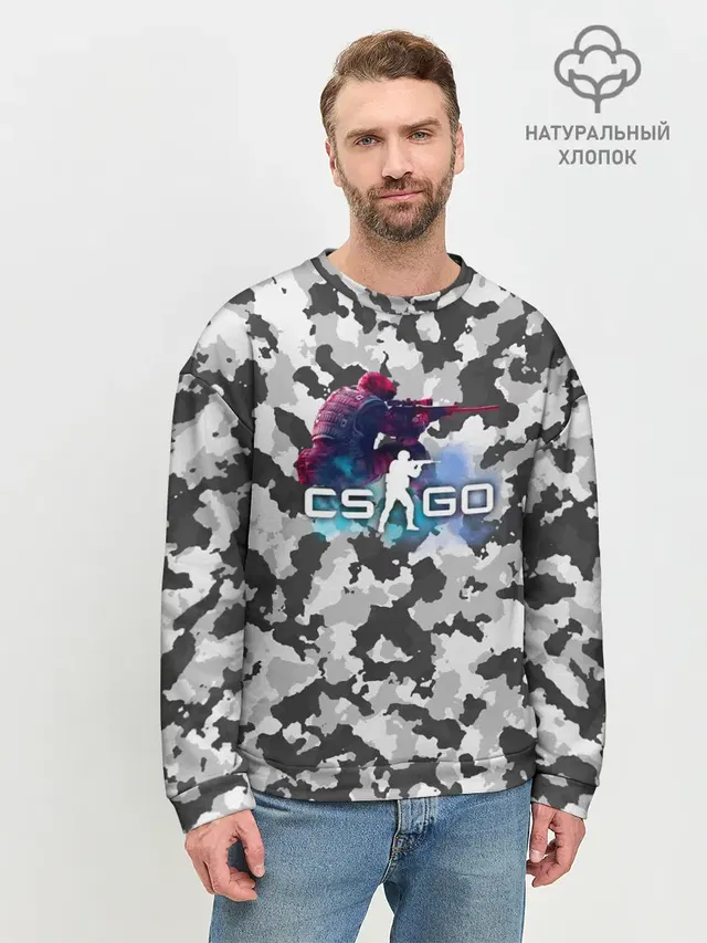Мужской свитшот базовый
