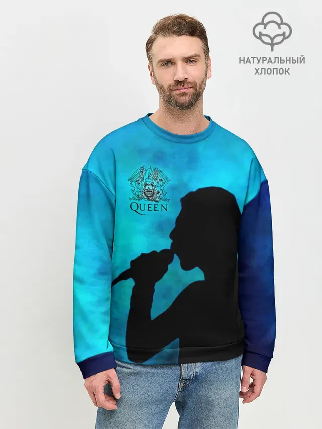 Силуэт Фредди Меркьюри группа Queen