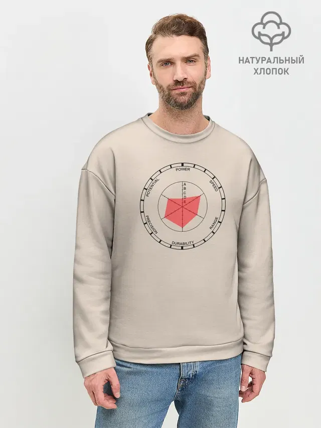 Мужской свитшот базовый