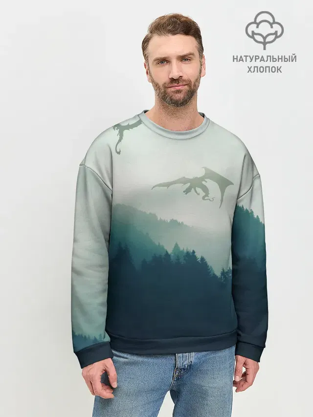 Мужской свитшот базовый