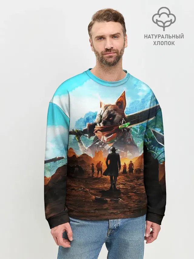 Мужской свитшот базовый