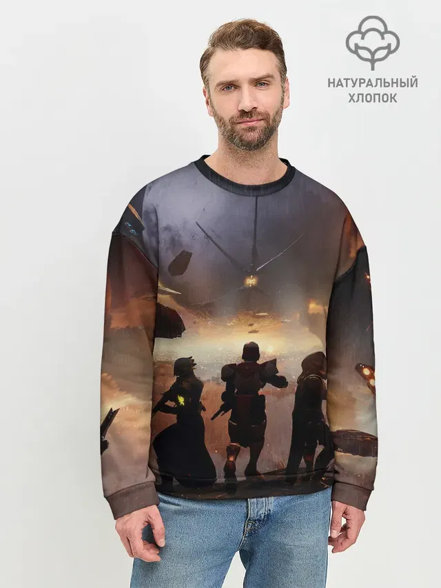 Мужской свитшот базовый